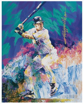 Sport Painting - Jeter for Summit show impressionist